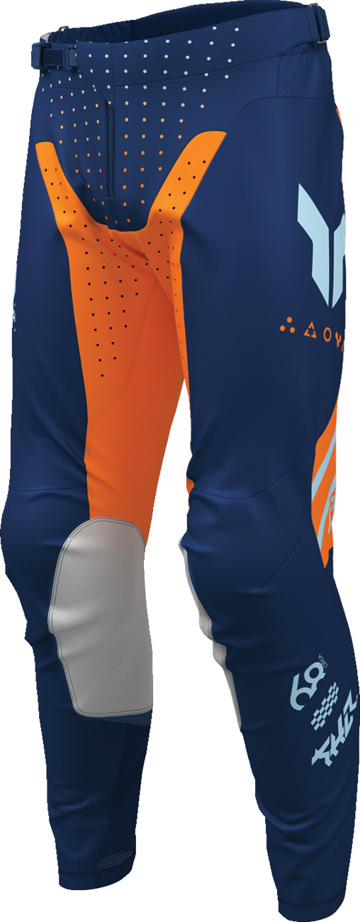 THOR Launchmode Futura Pants - Navy/Orange - US 30 2901-12295