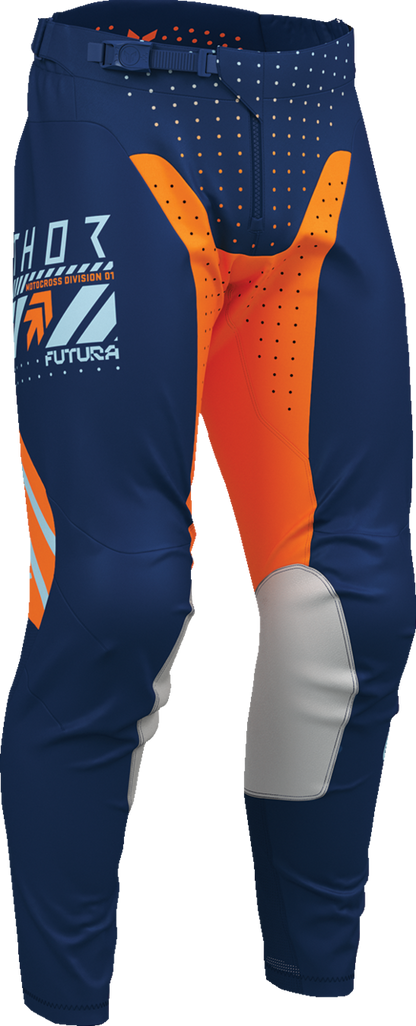 THOR Launchmode Futura Pants - Navy/Orange - US 34 2901-12297