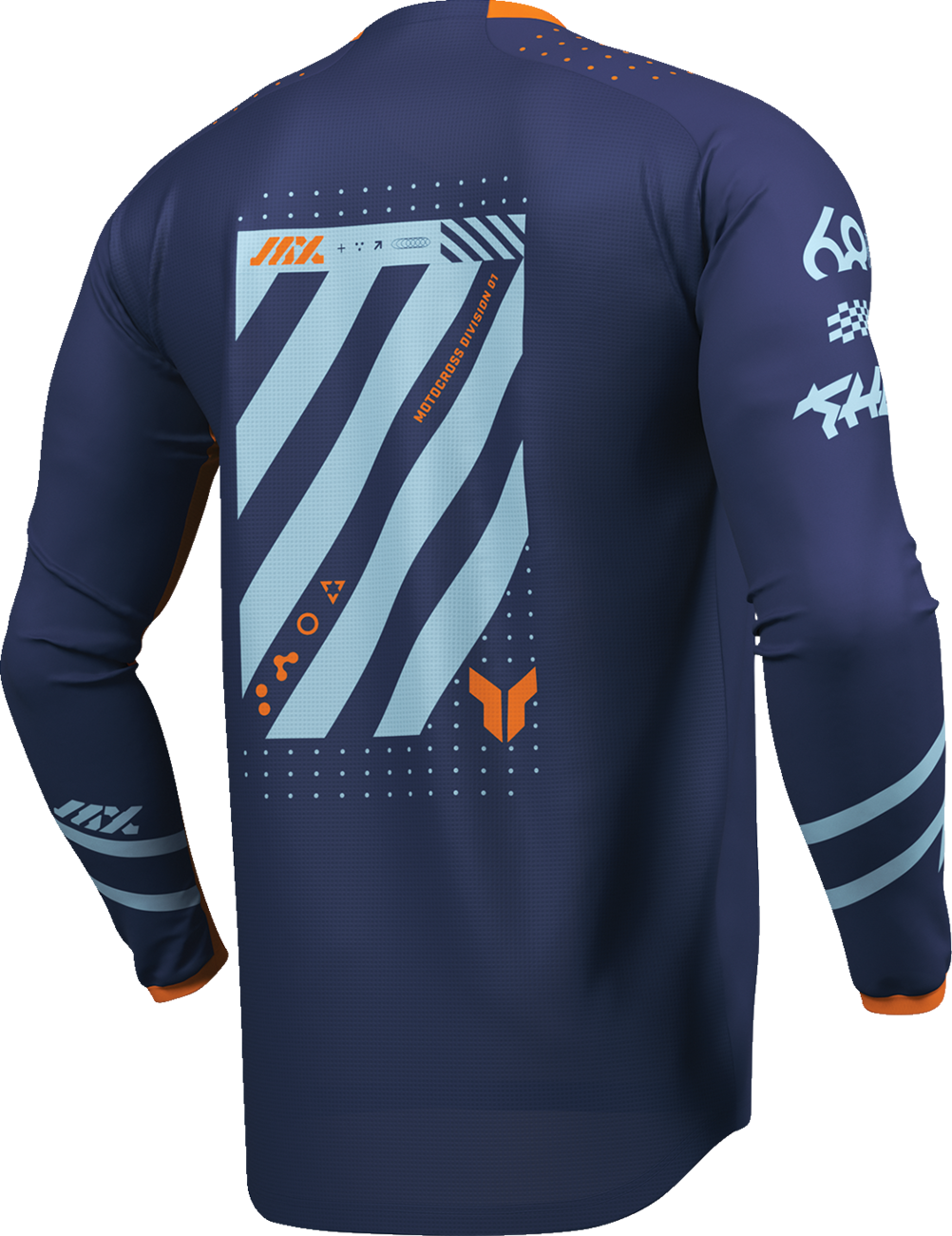 THOR Launchmode Futura Jersey - Navy/Orange - Medium 2910-8425