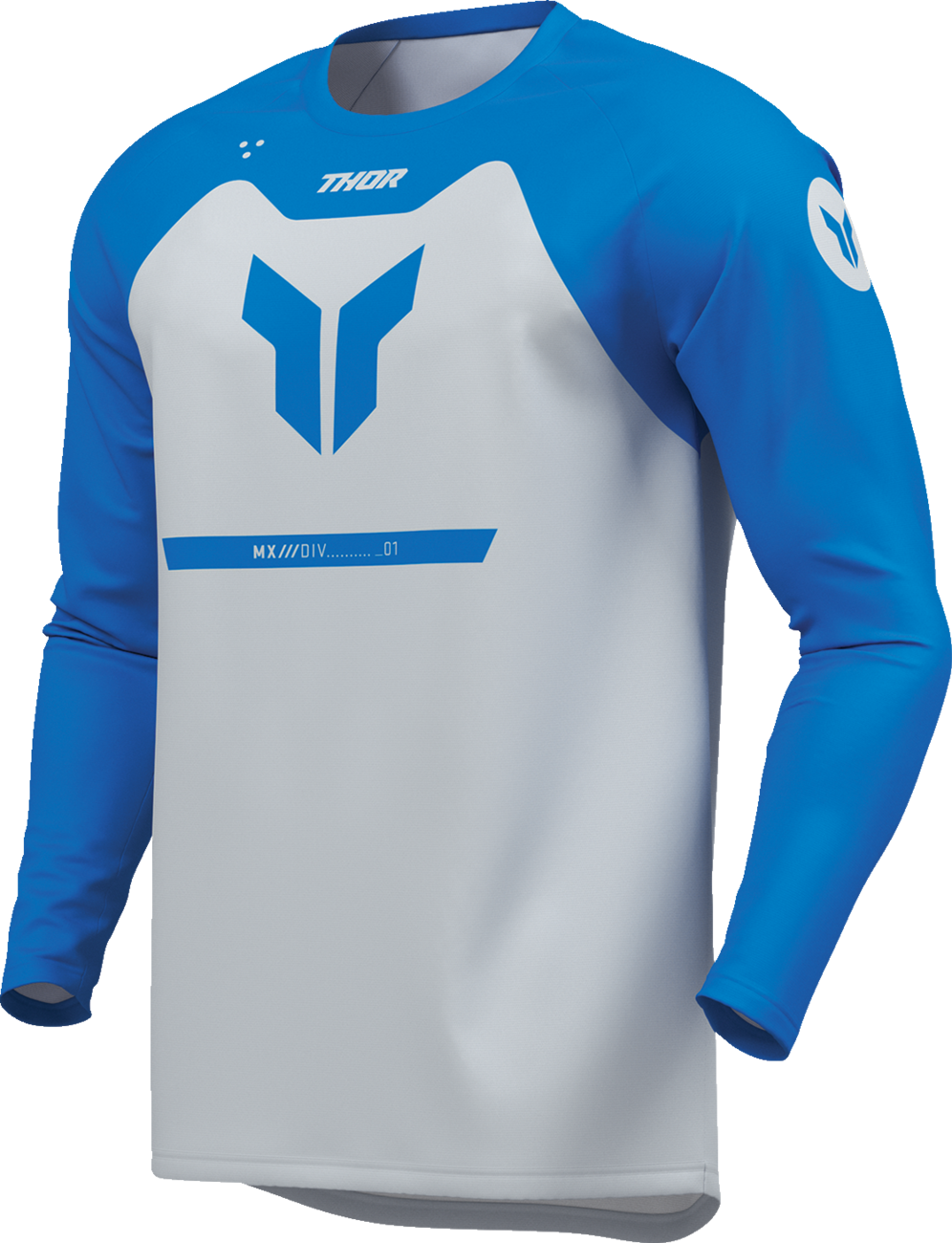 THOR Ridemode Menace Jersey - Blue - Large 2910-8701