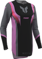 THOR Women's Sportmode Velocity Jersey - Black/Orchid - Medium 2911-0332