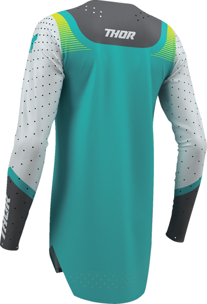 THOR Women's Sportmode Velocity Jersey - Gray/Aqua - XS 2911-0335