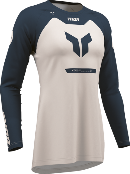 THOR Women's Ridemode Menace Jersey - Midnight/Dust - Large 2911-0386