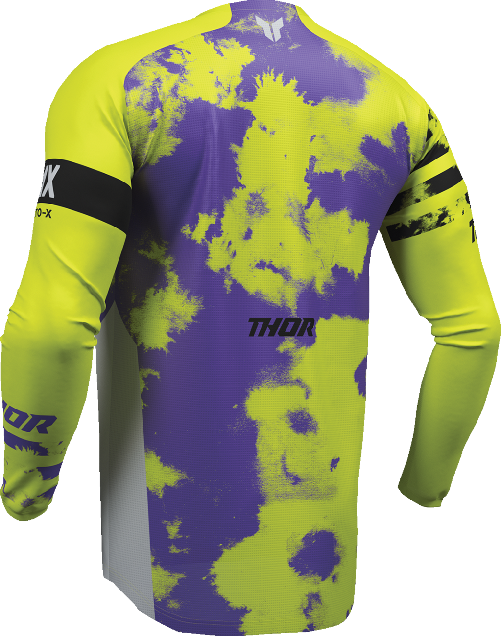 THOR Youth Launchmode Bleach Jersey - Gray/Acid - XL 2912-2583