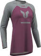 THOR Women's Ridemode Menace Jersey - Purple/Gray - Large 2911-0380