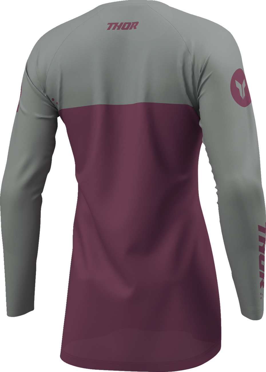 THOR Women's Ridemode Menace Jersey - Purple/Gray - Small 2911-0378