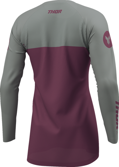 THOR Women's Ridemode Menace Jersey - Purple/Gray - Small 2911-0378