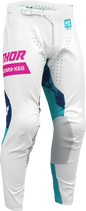 THOR Launchmode Bleach Pants - White/Aqua - US 34 2901-12315