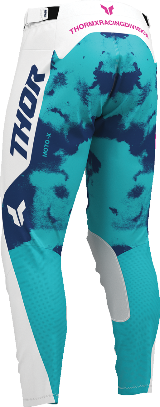 THOR Launchmode Bleach Pants - White/Aqua - US 34 2901-12315