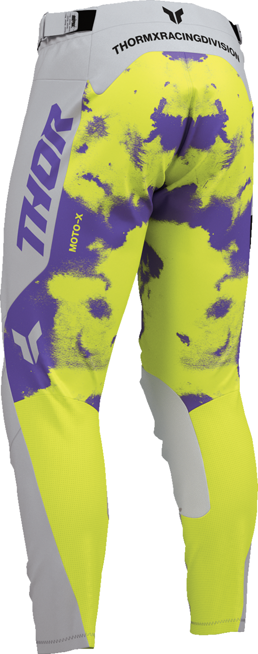 THOR Launchmode Bleach Pants - Gray/Acid - US 36 2901-12325