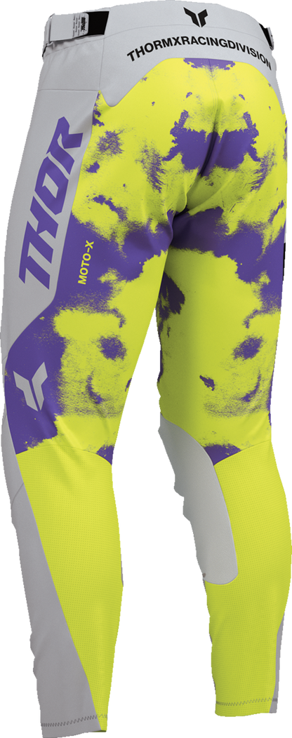 THOR Launchmode Bleach Pants - Gray/Acid - US 36 2901-12325