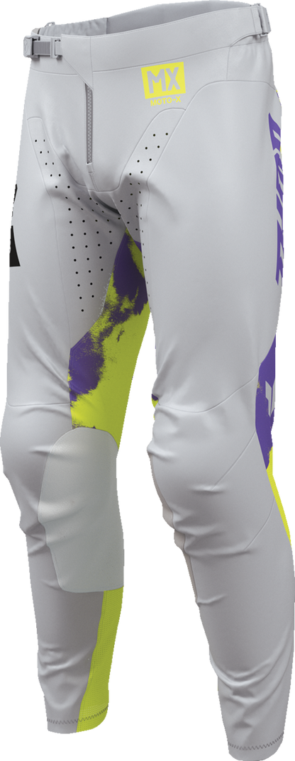 THOR Launchmode Bleach Pants - Gray/Acid - US 40 2901-12327