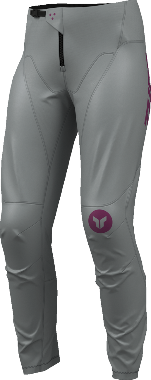 THOR Women's Ridemode Menace Pants - Purple/Gray - US 7/8 2902-0484