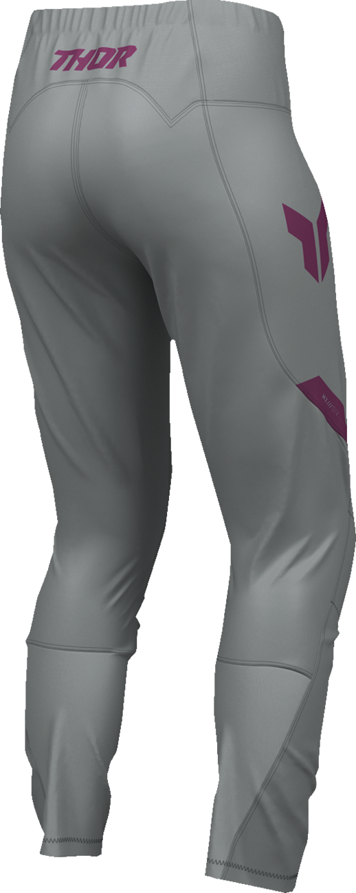 THOR Women's Ridemode Menace Pants - Purple/Gray - US 7/8 2902-0484