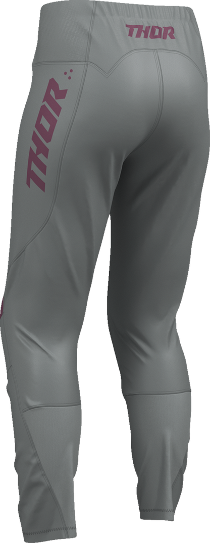 THOR Women's Ridemode Menace Pants - Purple/Gray - US 7/8 2902-0484