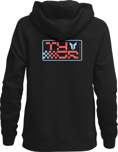 THOR Women's Vantage Zip-Up Hoodie - Black - Large 3051-1255