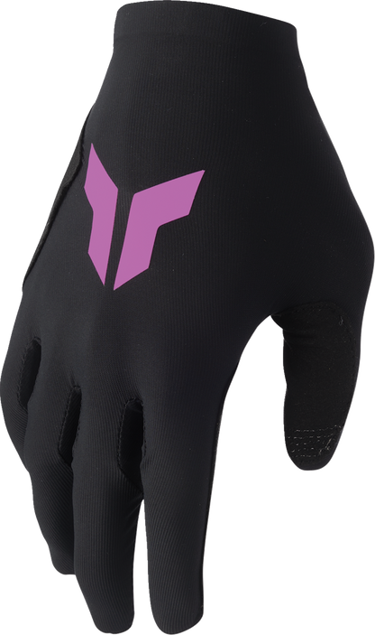 THOR Women's Sportmode Iconic Gloves - Black/Orchid - XL 3331-0287