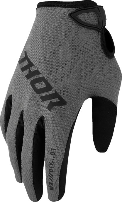THOR Women's Ridemode Static Gloves - Gray - Medium 3331-0301