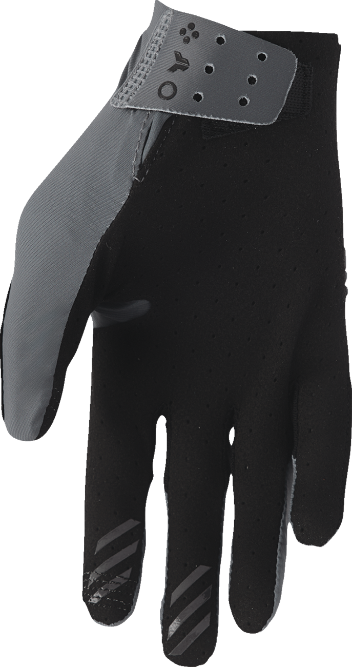 THOR Sportmode Vented Iconic Gloves - Charcoal - 2XL 3330-8300