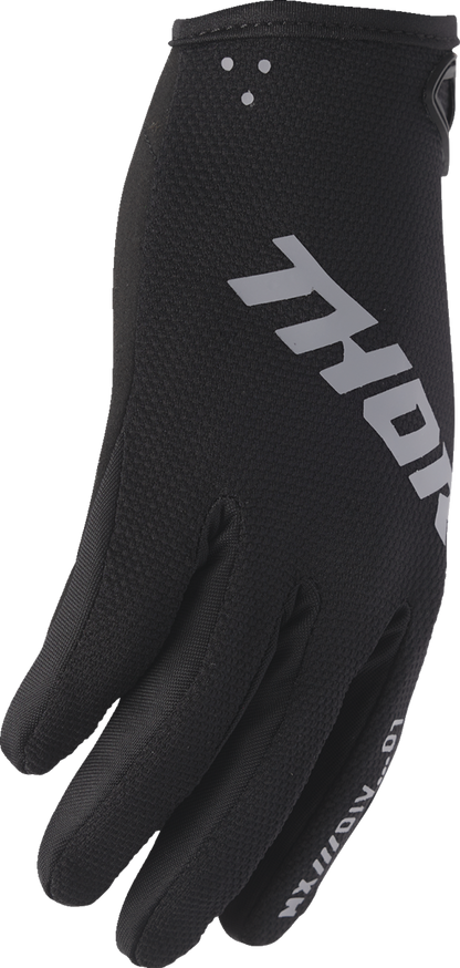 THOR Youth Ridemode Static Gloves - Black - Medium 3332-1924