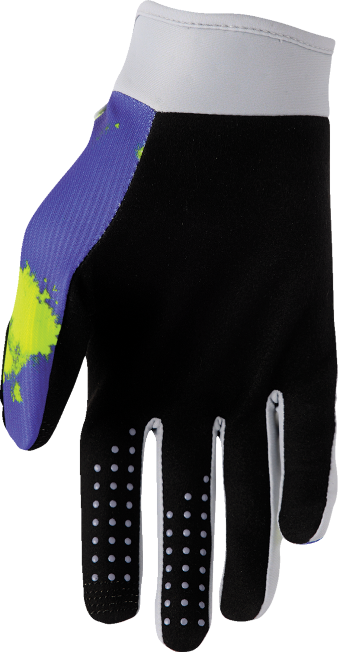 THOR Launchmode Bleach Gloves - Gray/Acid - 2XL 3330-8324