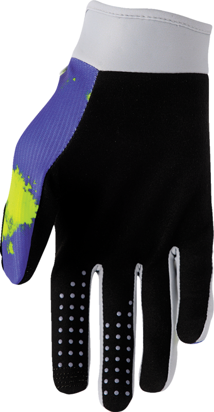 THOR Launchmode Bleach Gloves - Gray/Acid - 2XL 3330-8324