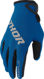 THOR Youth Ridemode Static Gloves - Blue - XS 3332-1930