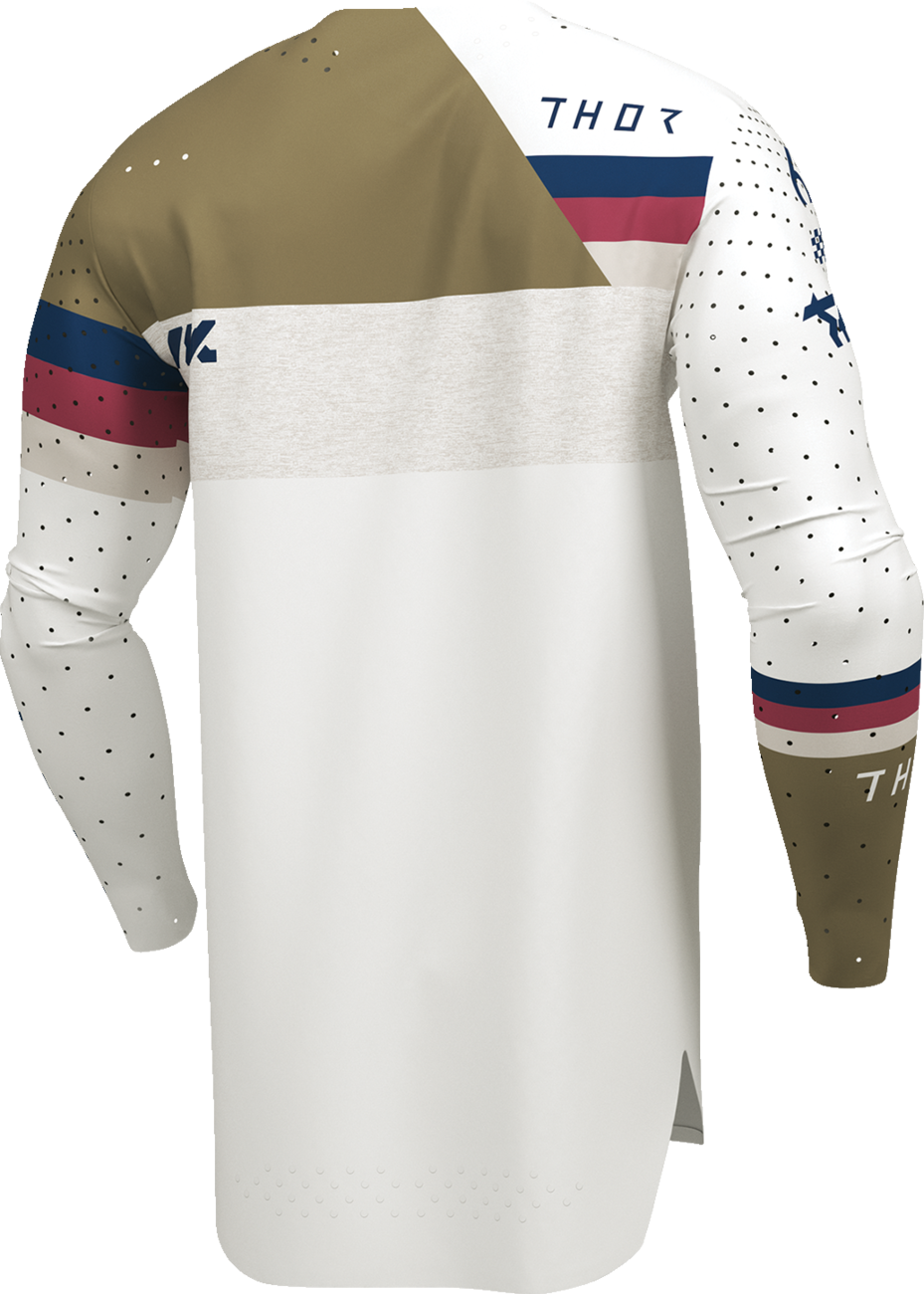 THOR Sportmode League Jersey - White/Copper - Large 2910-8366
