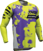 THOR Launchmode Bleach Jersey - Gray/Acid - Small 2910-8400