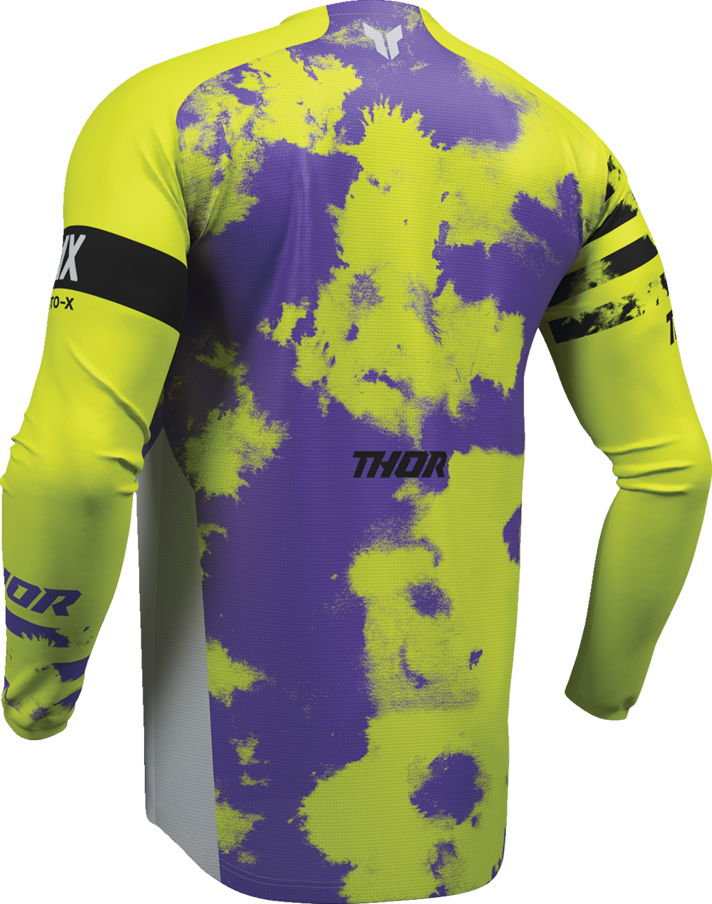 THOR Launchmode Bleach Jersey - Gray/Acid - Large 2910-8402