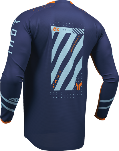 THOR Launchmode Futura Jersey - Navy/Orange - Large 2910-8426