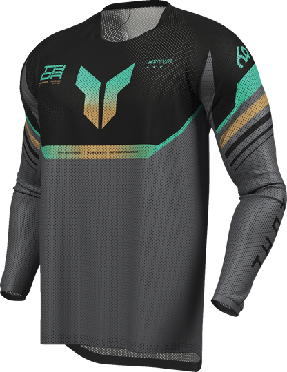 THOR Launchmode Air Raptor Jersey - Black/Charcoal - Large 2910-8432