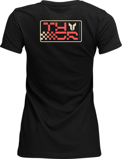 THOR Women's Vantage T-Shirt - Vintage Black - Small 3031-4330
