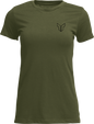 THOR Women's Patched Up T-Shirt - Military Green - Large 3031-4336