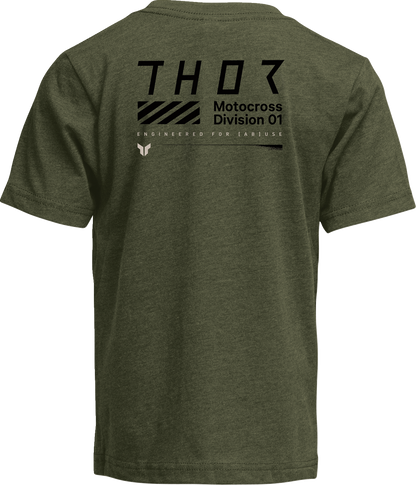 THOR Youth Stamp T-Shirt - Olive - Large 3032-3914