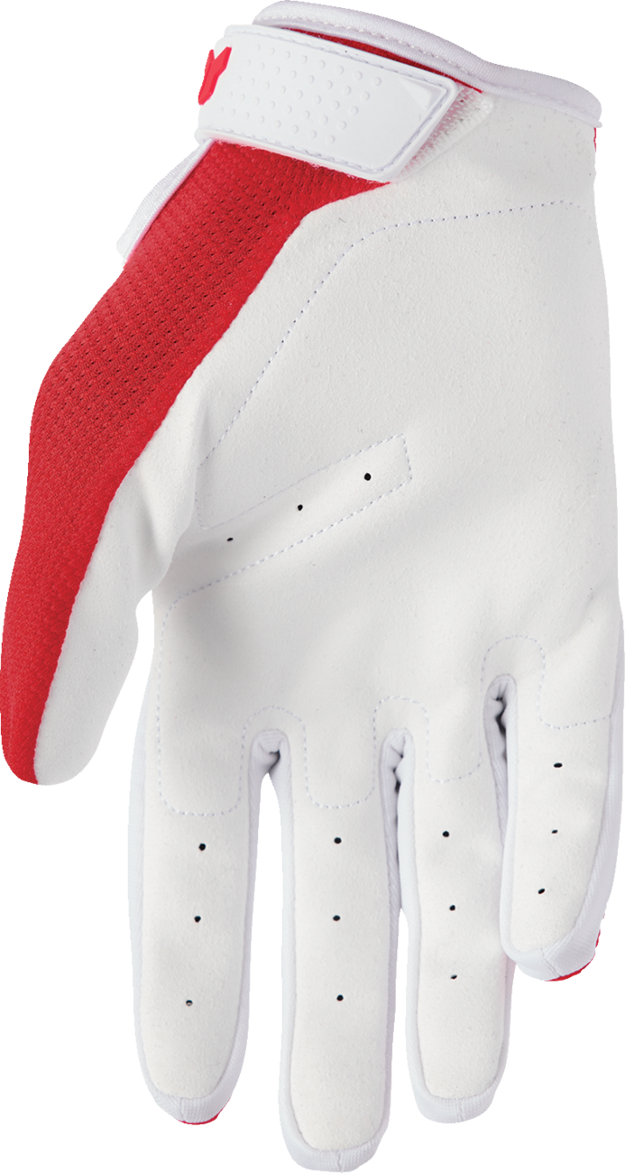 THOR Youth Ridemode Static Gloves - Red - Large 3332-1929