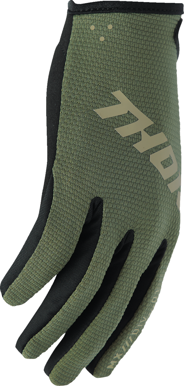 THOR Youth Ridemode Static Gloves - Camo - Large 3332-1937