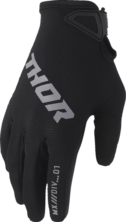 THOR Ridemode Static Gloves - Black - Small 3330-8332