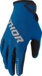 THOR Ridemode Static Gloves - Blue - Small 3330-8344