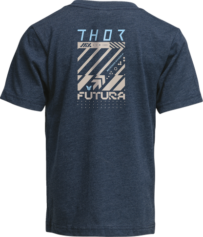 THOR Youth Futura T-Shirt - Navy - Medium 3032-3893