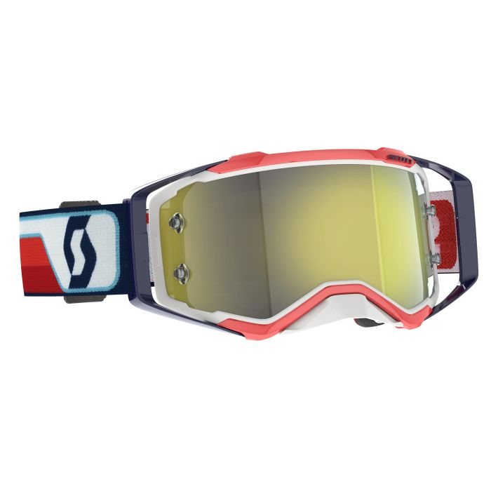 SCOTT PROSPECT RED/WHITE YELLOW CHROME WORKS
