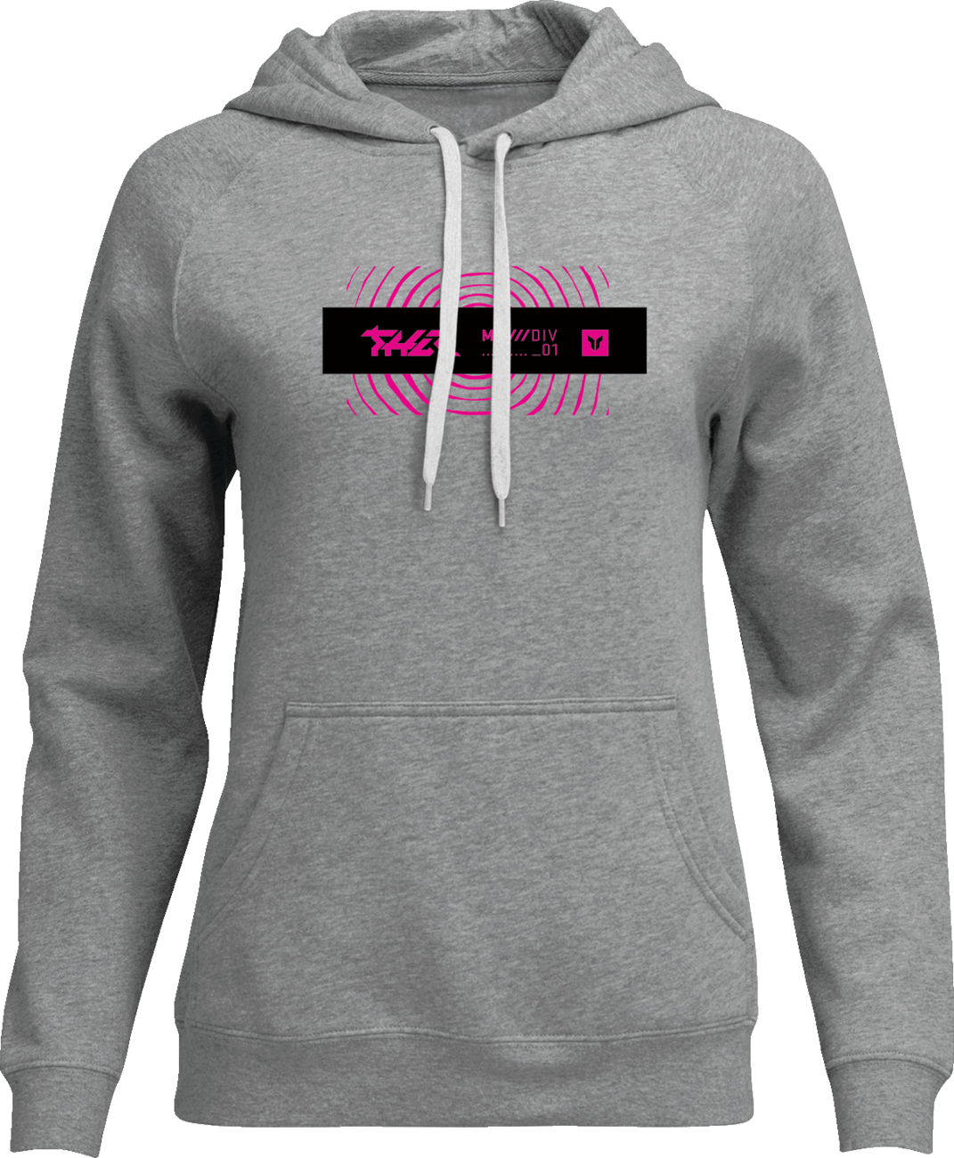 THOR Women's Mind Control Pullover Hoodie - Heather Gray - XL 3051-1260