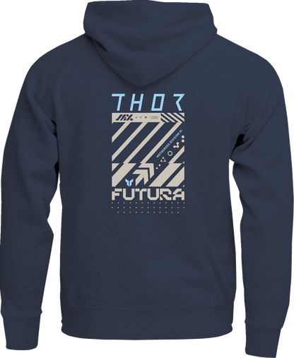 THOR Youth Futura Pullover Hoodie - Navy - XL 3052-0717