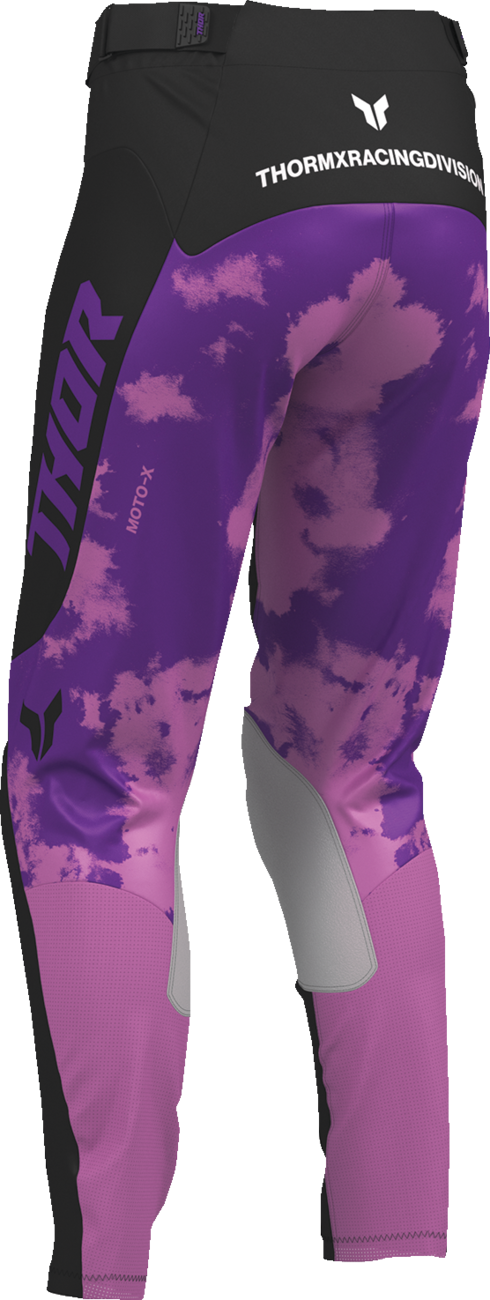 THOR Women's Launchmode Bleach Pants - Black/Orchid - US 9/10 2902-0428