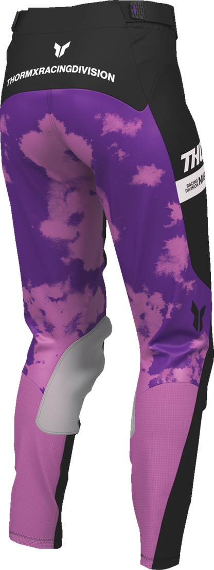 THOR Women's Launchmode Bleach Pants - Black/Orchid - US 9/10 2902-0428