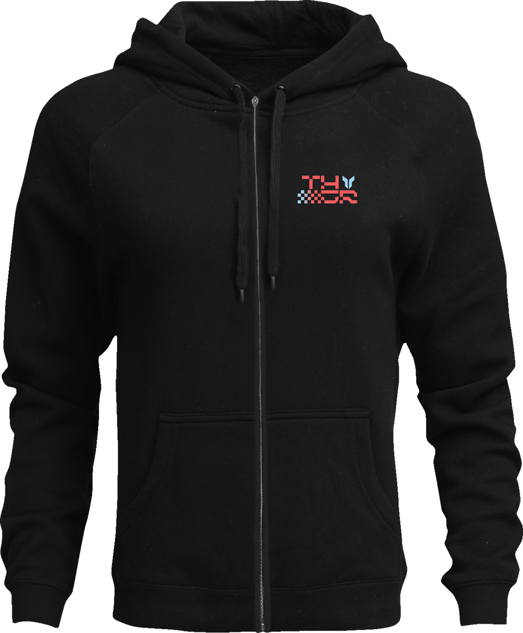 THOR Vantage Zip-Up Hoodie - Black - Large 3050-7229