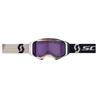 SCOTT PROSPECT SNOW CROSS LS BLUE/WHITE W/BLUE CHROME