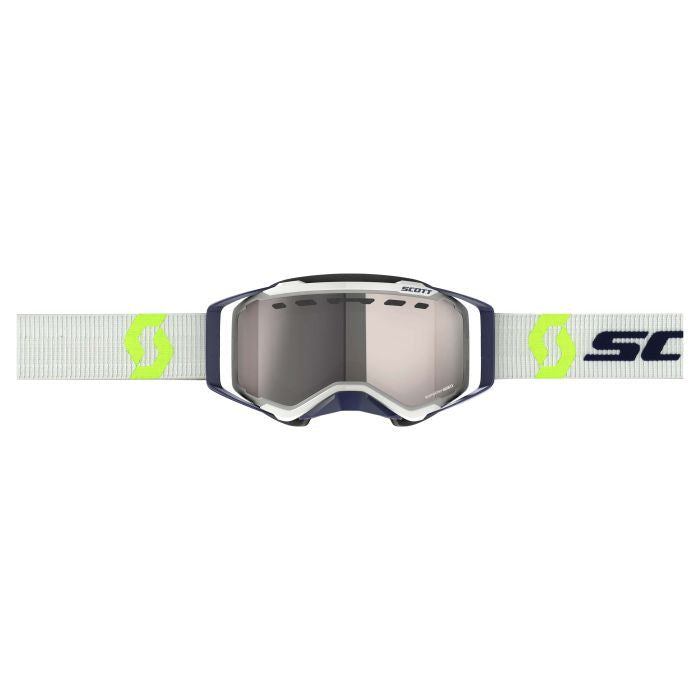 SCOTT PROSPECT SNOW CROSS GREY/YELLOW ENHANCER SILVER CHROME