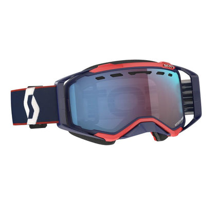 SCOTT PROSPECT SNOW CROSS RETRO BL/RED ENHANCER BLUE CHROME