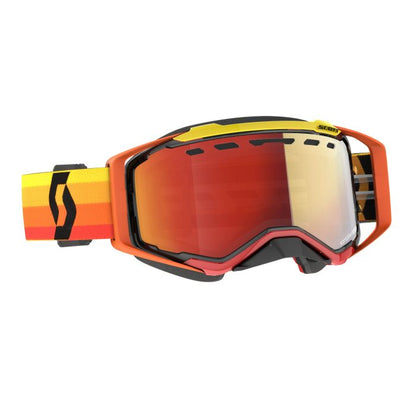 SCOTT PROSPECT SNOW CROSS ORANGE/YELLOW ENHANCER RED CHROME